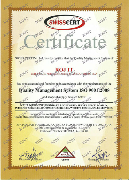 RojIT ISO 9001